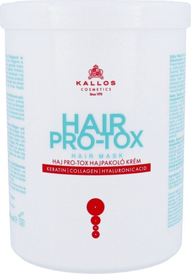 Kallos Hair Pro-Tox matu maska ar