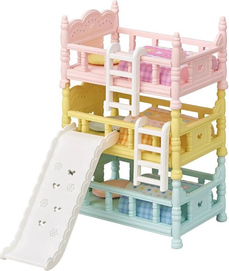 Figūriņu komplekts Sylvanian Families Trīsvietīgā gulta