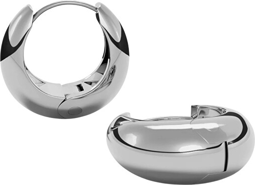 Junkie steel hoop earrings SE-JUNKIEEARING-S -