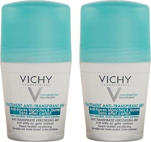 Vichy bumbiņu antiperspirantu komplekts pret baltiem