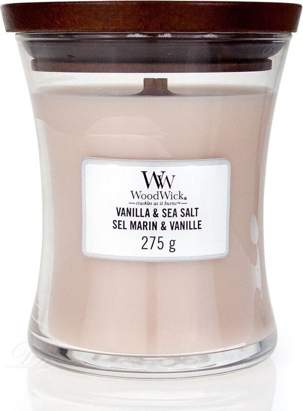 WoodWick aromātiskā svece Vanilla & Sea
