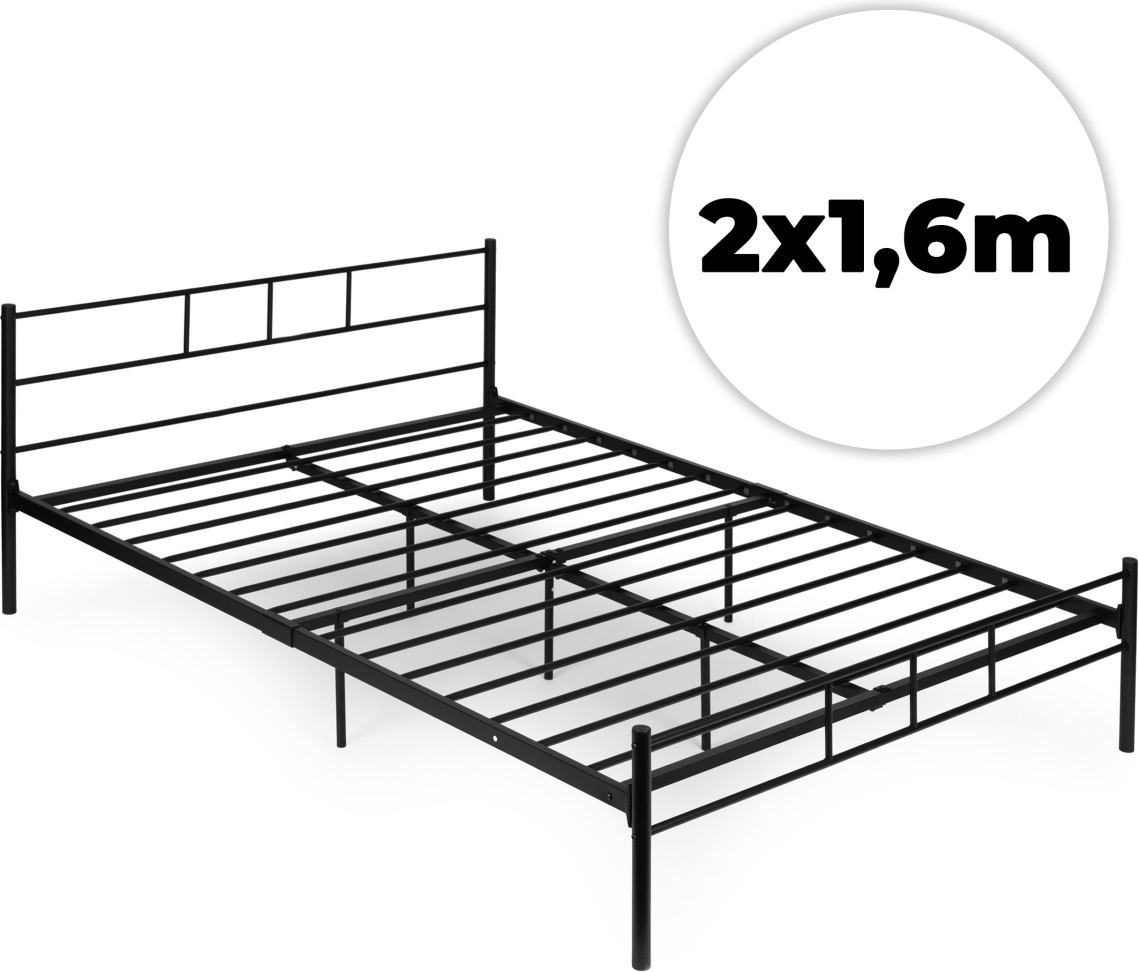 Modernhome Metal Bed Frame 160x200 cm