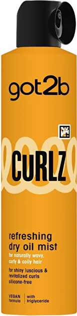 Curlz Refreshing Dry Oil Mist 200