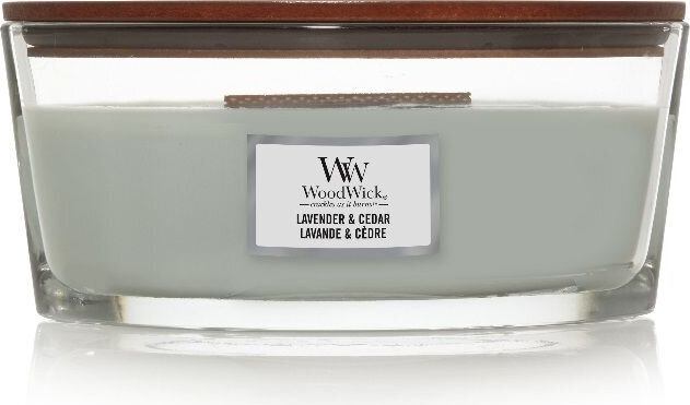 WoodWick Ellipse aromātiskā svece ar kraukšķīgu