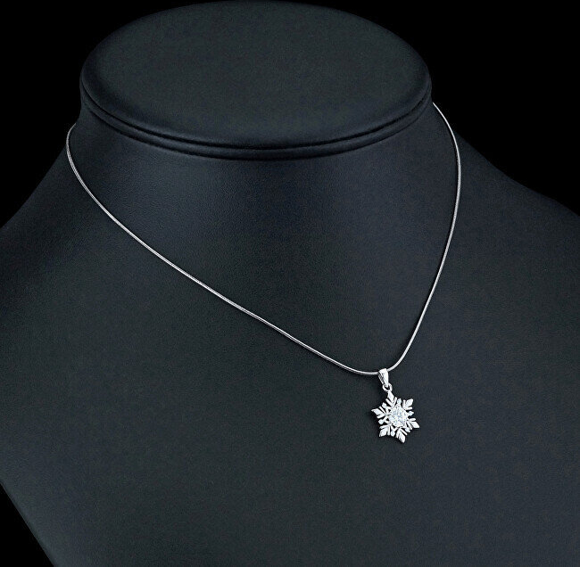 Silvego Sudraba kulons Snowflake ar Swarovski