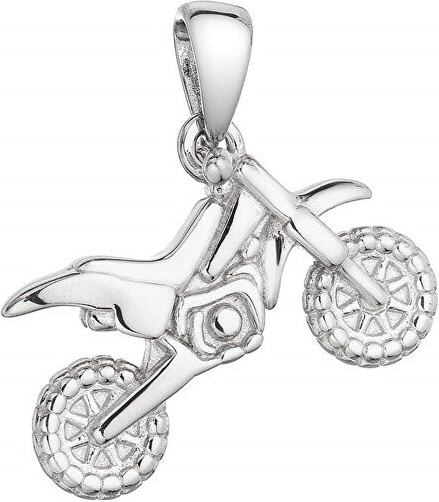 Sudraba motocikla kulons 64015