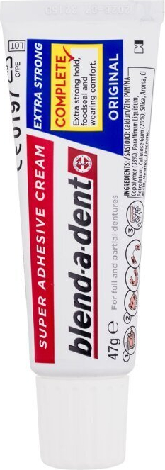 Zobu protēžu fiksācijas krēms Blend-a-dent Super-Haftcreme