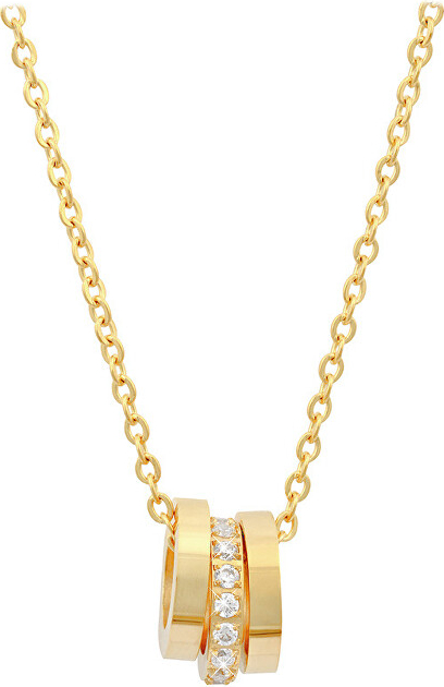 Gold-plated necklace with a cute pendant