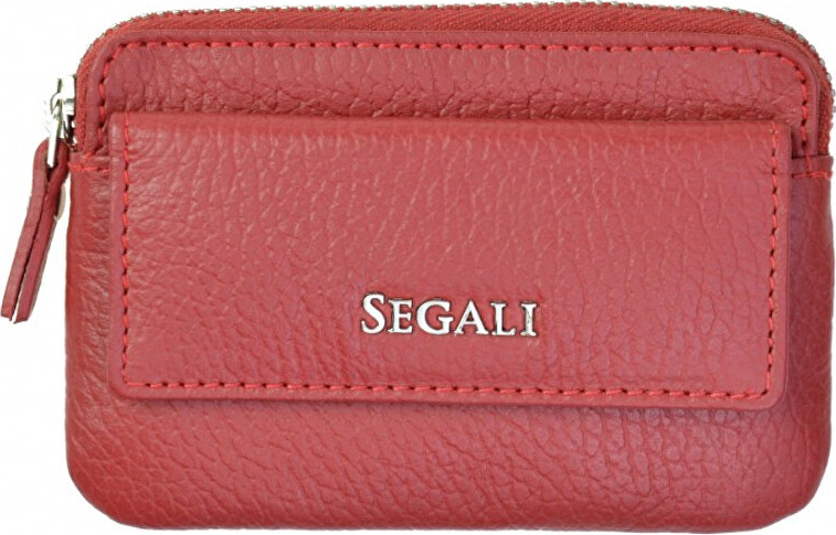 Leather mini wallet-key ring 7483 A